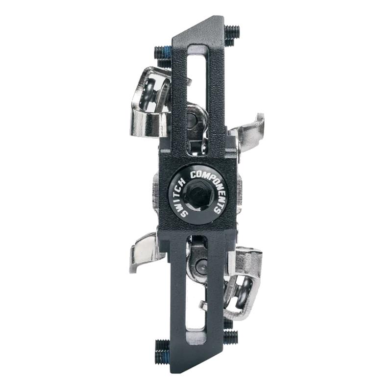 PEDALA SWITCH CRANK FLIP CLIP SPD - ČRNA