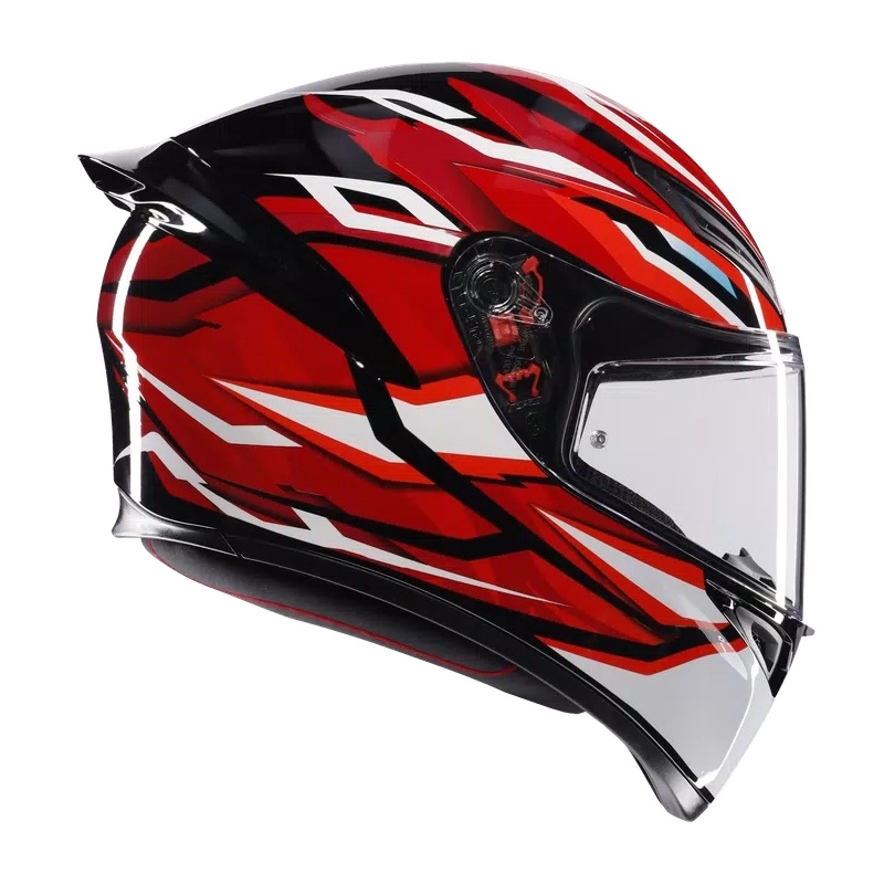 MOTORISTIČNA ČELADA AGV K1 S LION - RDEČA