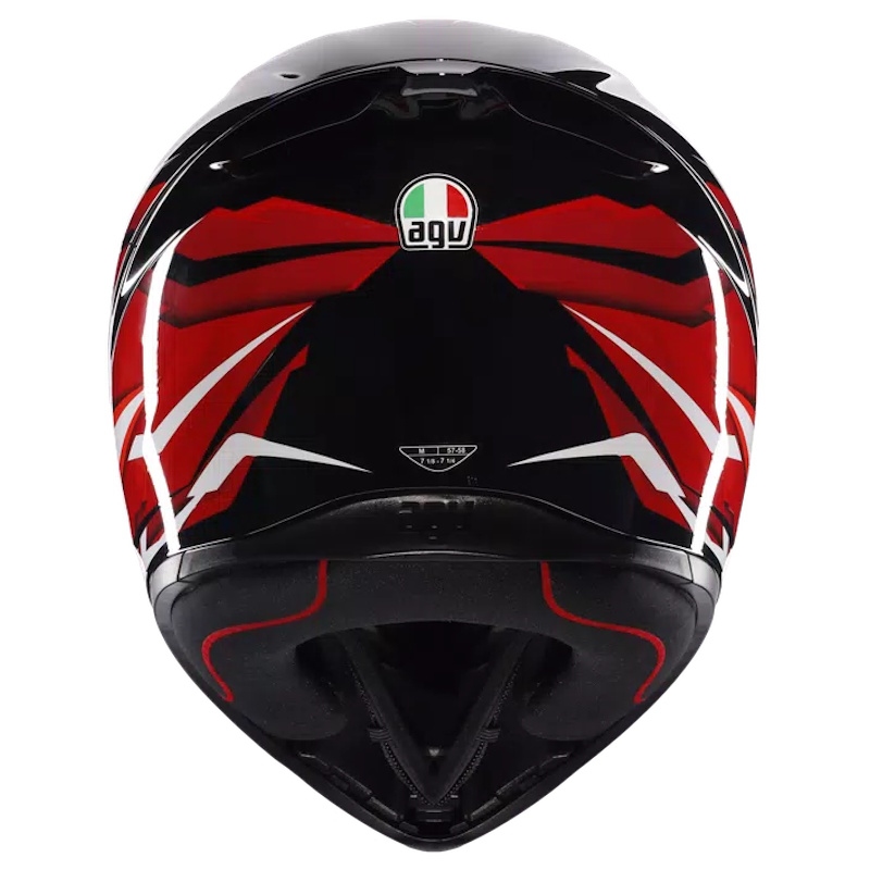 MOTORISTIČNA ČELADA AGV K1 S LION - RDEČA