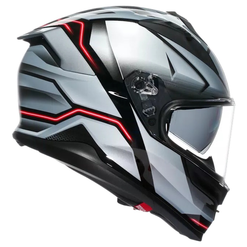 MOTORISTIČNA ČELADA AGV K7 JAEGER - SREBRNA
