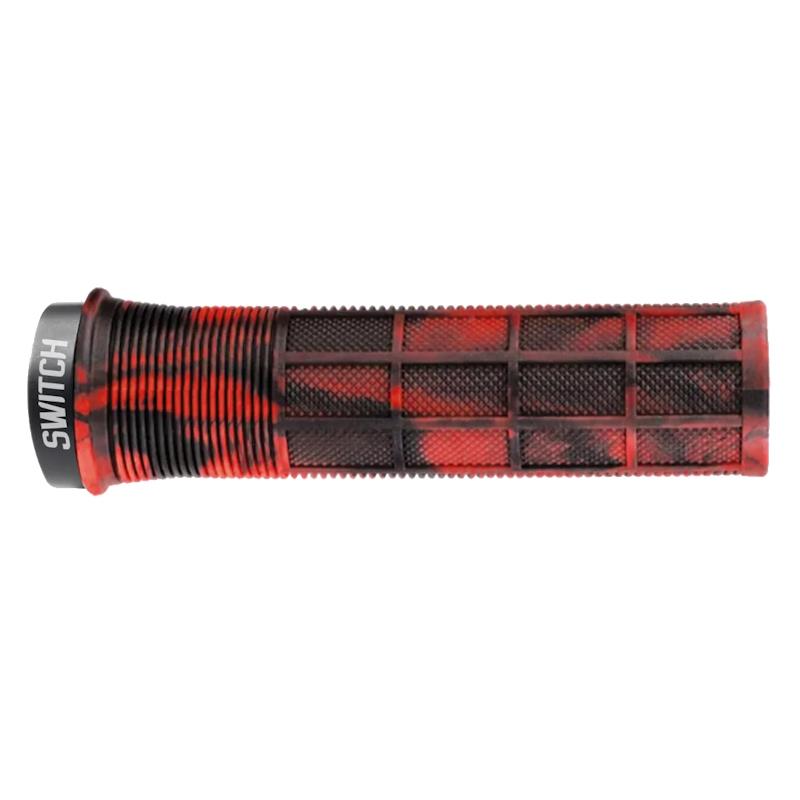 ROČKE KRMILA SWITCH SUPERGRIP LOCK-ON  - SMOKE RDEČE