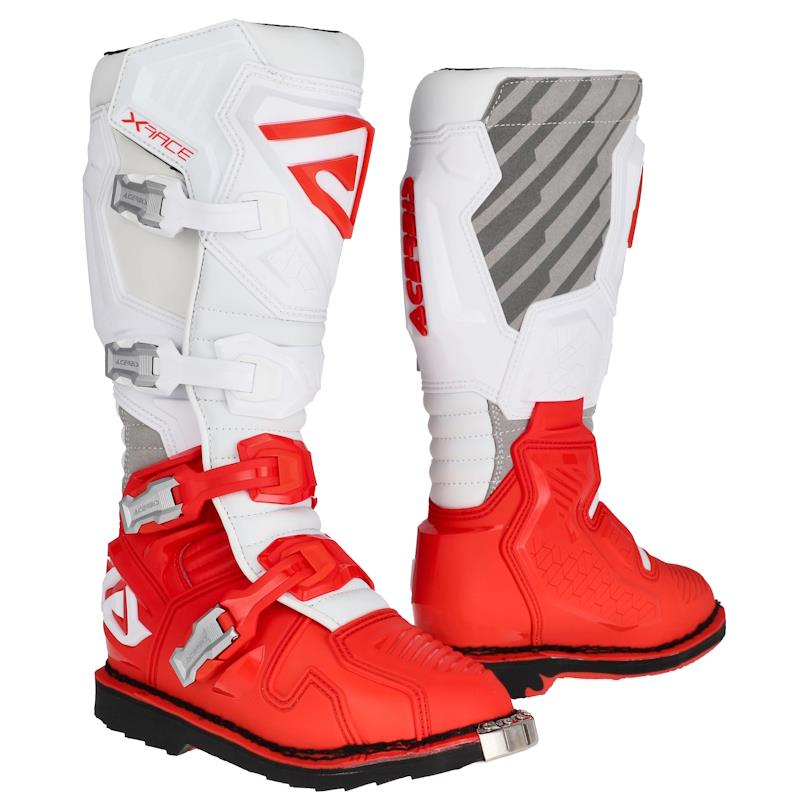 ŠKORNJI ACERBIS X-RACE - RDEČI / BELI