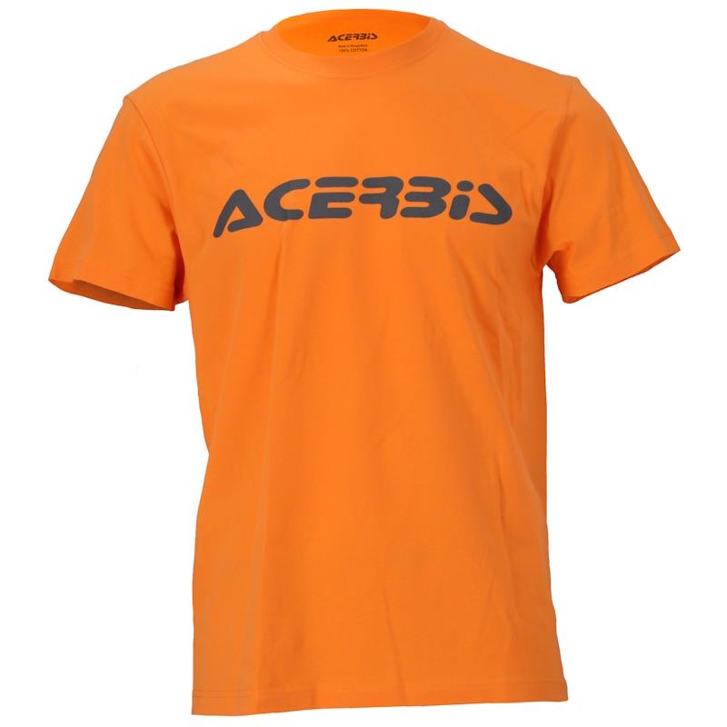 MAJICA S KRATKIMI ROKAVI ACERBIS T-LOGO - ORANŽNA