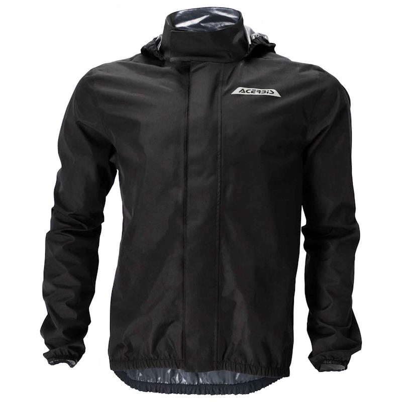 DEŽNA JAKNA ACERBIS X-DRY - ČRNA