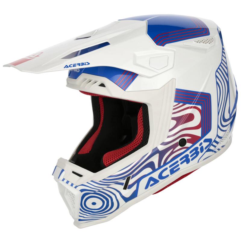 ČELADA ACERBIS WHOOPS GRAPHIC - BELA