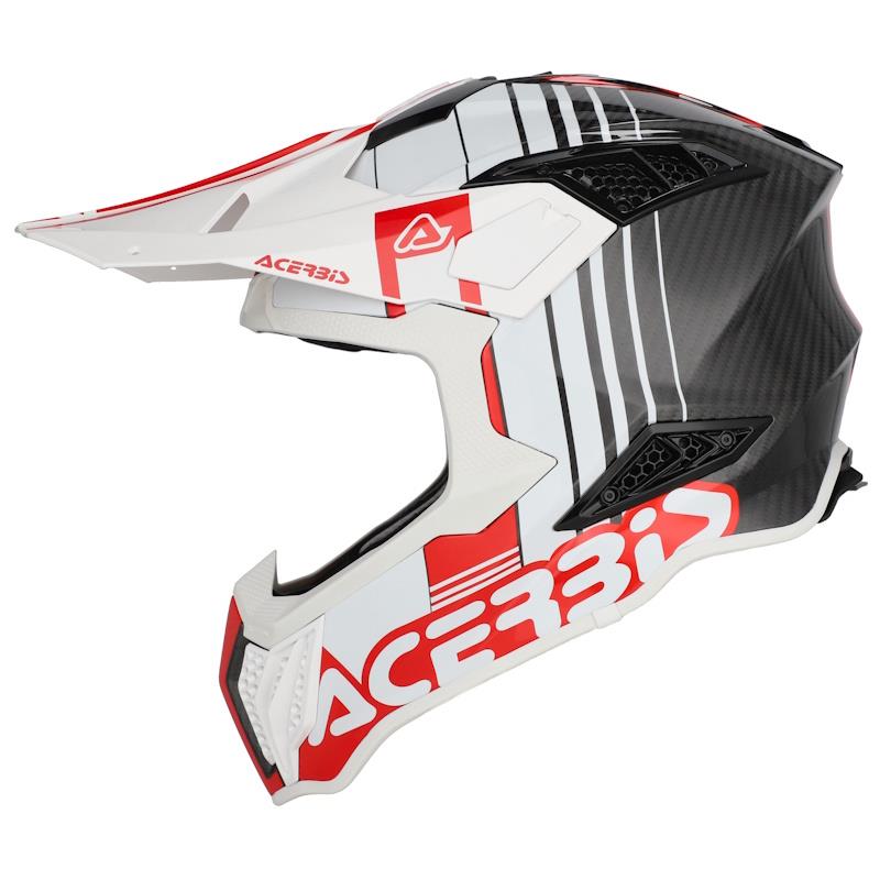 MOTORISTIČNA ČELADA ACERBIS AIRSTRIKE-C - BELA