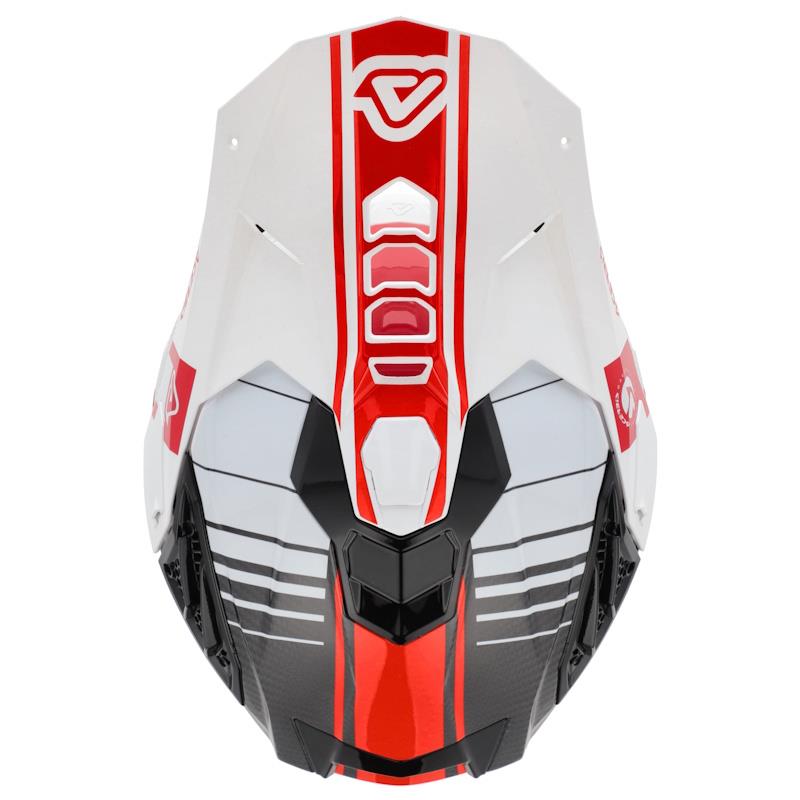 MOTORISTIČNA ČELADA ACERBIS AIRSTRIKE-C - BELA