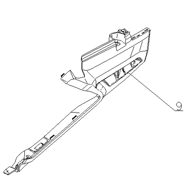 BOK LEVI ZADNJI LONGJIA XDV ČRN