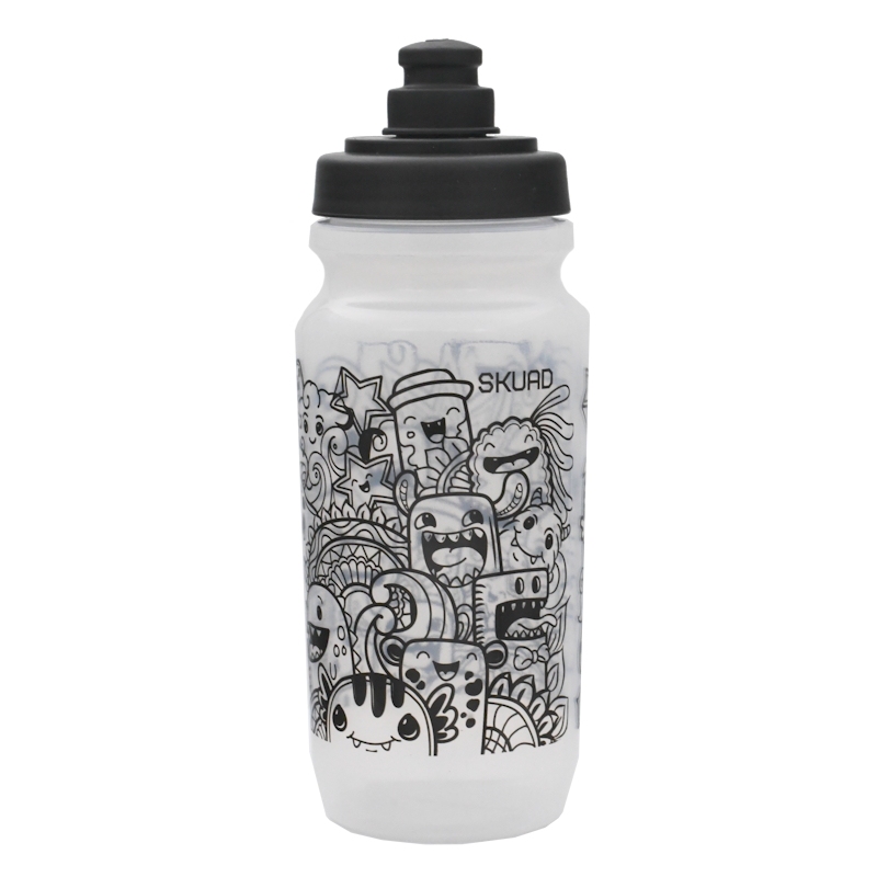 BIDON SKUAD COMICS TRANSPARENT 550ml