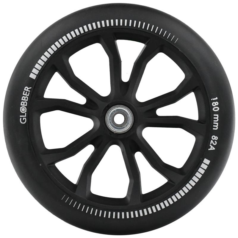 KOLO ZA SKIRO GLOBBER 180mm ČRNO Z LEŽAJEM