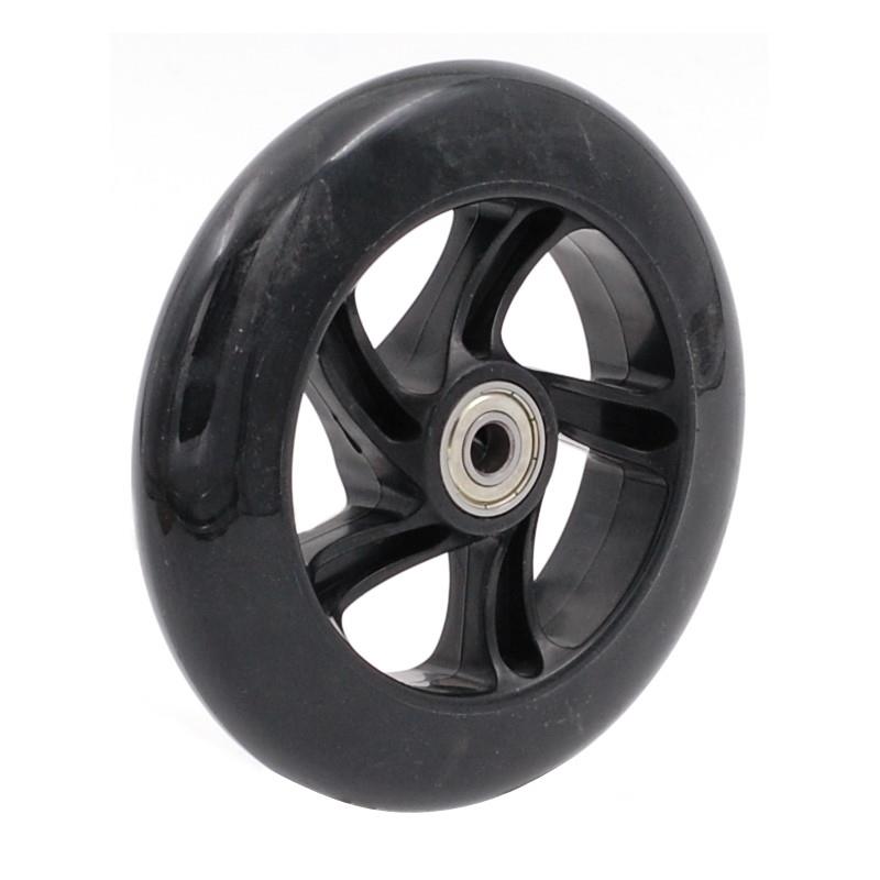 KOLO ZA SKIRO 125mm ČRN Z LEŽAJEM
