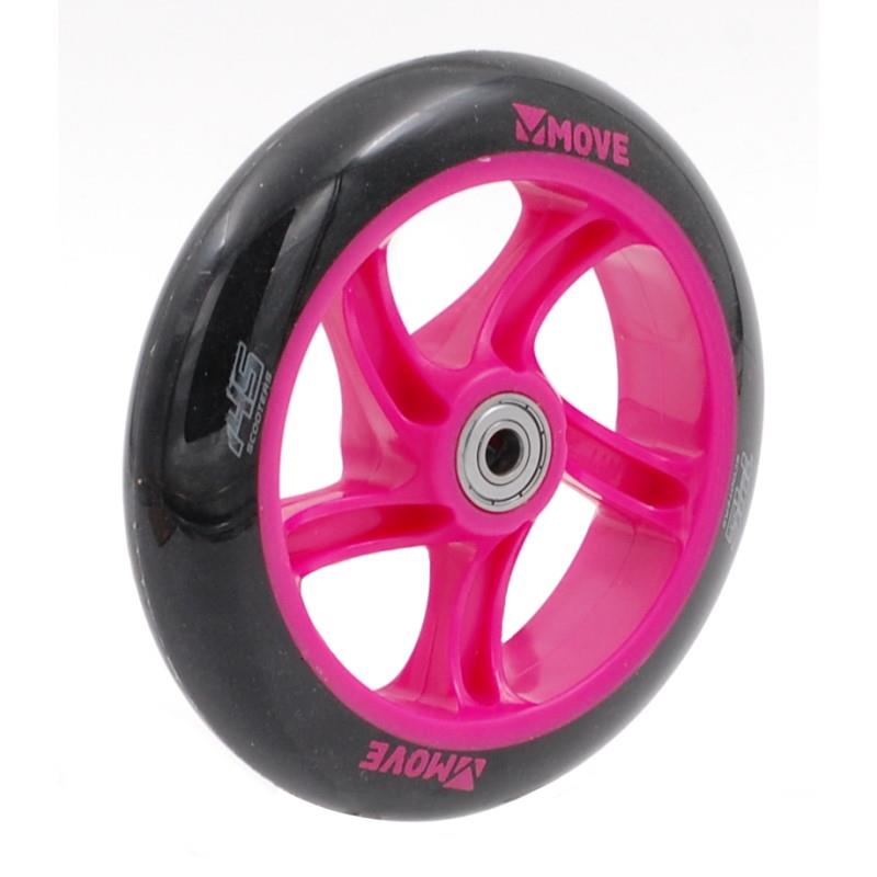 KOLO ZA SKIRO 145mm ČRN-ROZA Z LEŽAJEM