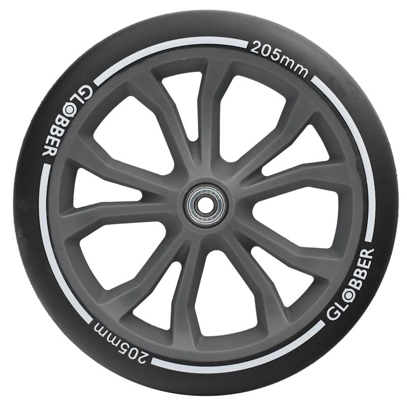 KOLO ZA SKIRO 205mm ČRN Z LEŽAJEM