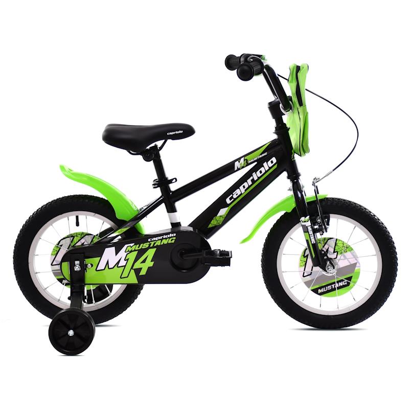 OTROŠKO KOLO CAPRIOLO MUSTANG 14 - ČRN