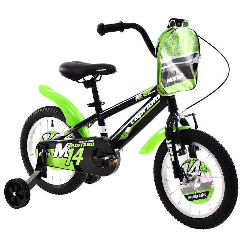 OTROŠKO KOLO CAPRIOLO MUSTANG 14 - ČRN