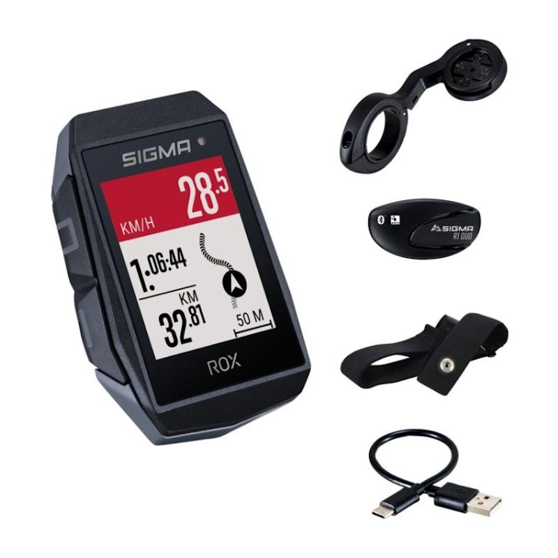 ŠTEVEC SIGMA ROX 11.1 EVO HR SET ČRN - ODPRTA EMBALAŽA