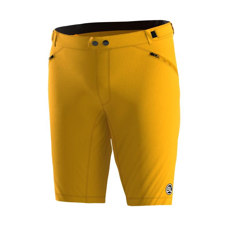 ŽENSKE KRATKE HLAČE BICYCLE LINE OSTIGLIA S2 - RUMENE