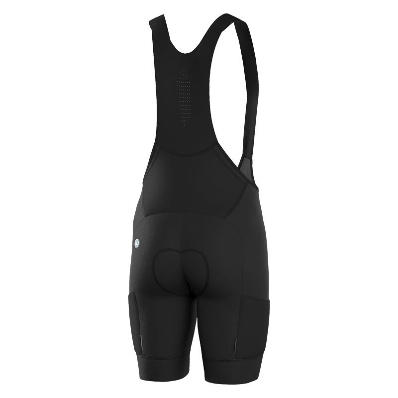 KRATKE HLAČE BICYCLE LINE STERRATO S4 - ČRNE