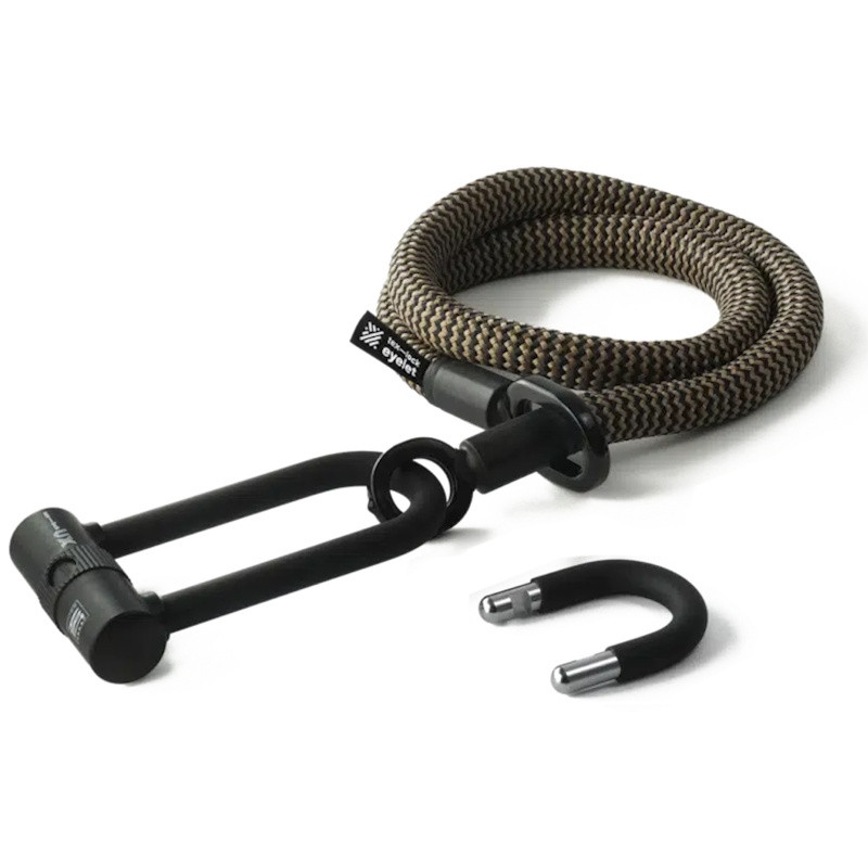 KLJUČAVNICA TEX-LOCK EYELET U/X-LOCK SET 120 CM - RJAVA