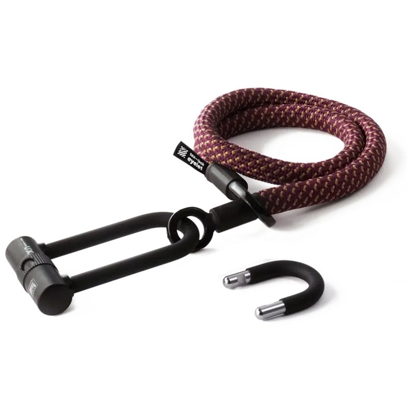 KLJUČAVNICA TEX-LOCK EYELET U/X-LOCK SET 120 CM - RDEČA
