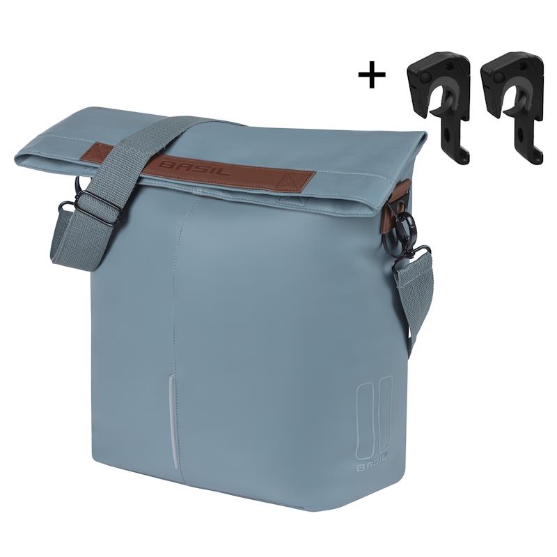 TORBA BASIL CITY SHOPPER MIK HOOKS 14-16L - MODRA