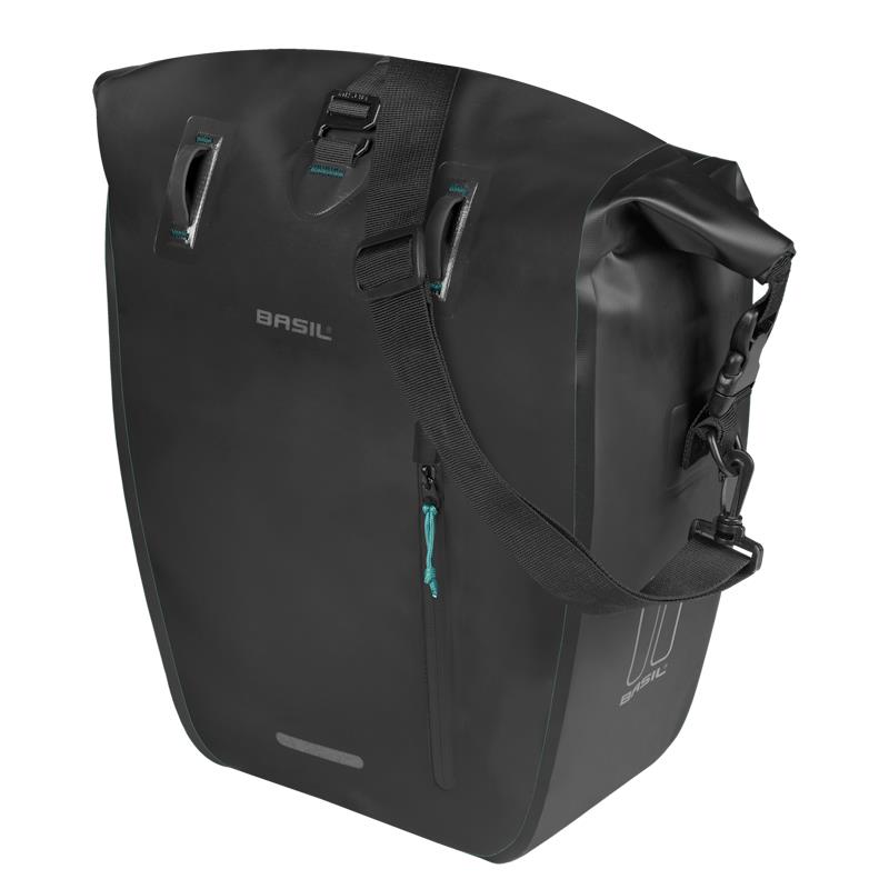 TORBA BASIL RIVO L MIK HOOKS – 25–31L - ČRNA