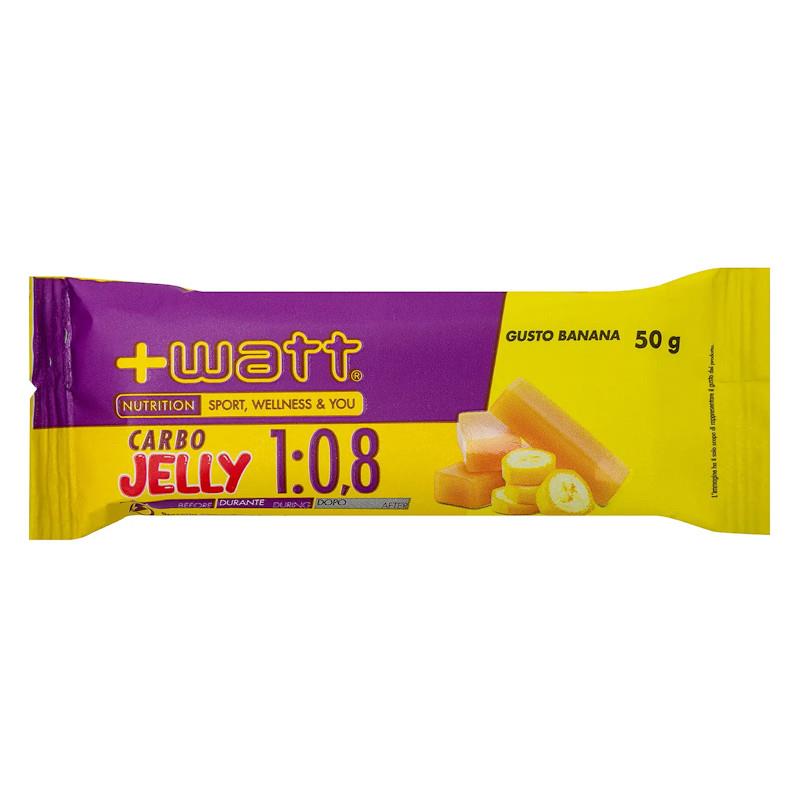 ENERGIJSKA PLOŠČICA +WATT CARBO JELLY 1:0,8 - BANANA