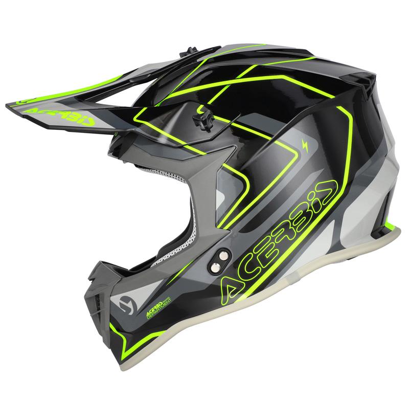 KROS ČELADA ACERBIS LINEAR - ČRNA / RUMENA