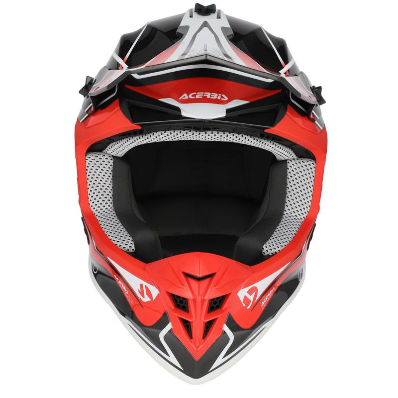 KROS ČELADA ACERBIS LINEAR - SIVA / RDEČA