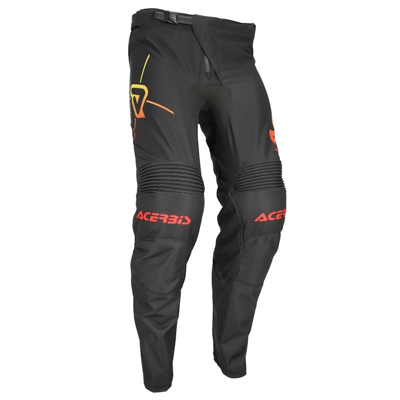 HLAČE ACERBIS MX TRACK INC – ČRNE / RUMENE