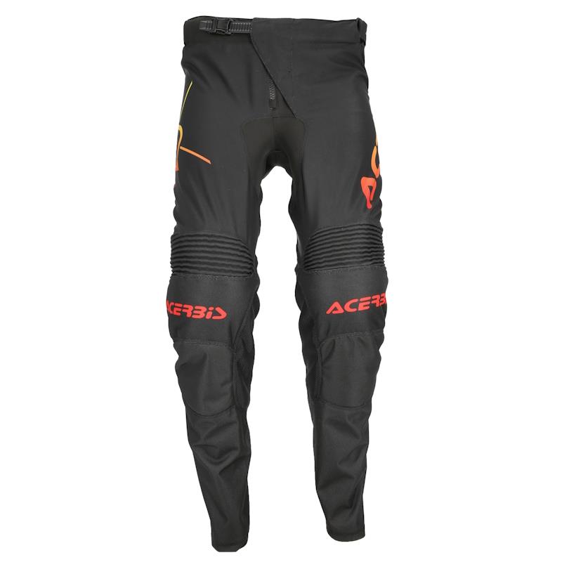 HLAČE ACERBIS MX TRACK INC – ČRNE / RUMENE