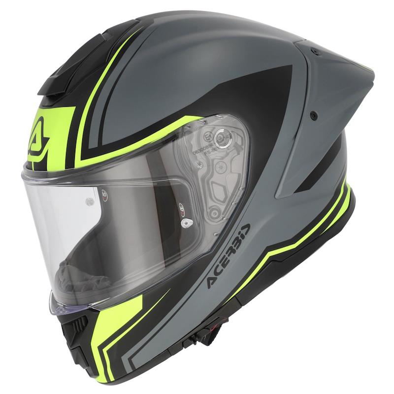 ČELADA ACERBIS TARMAK-X - SIVA / RUMENA