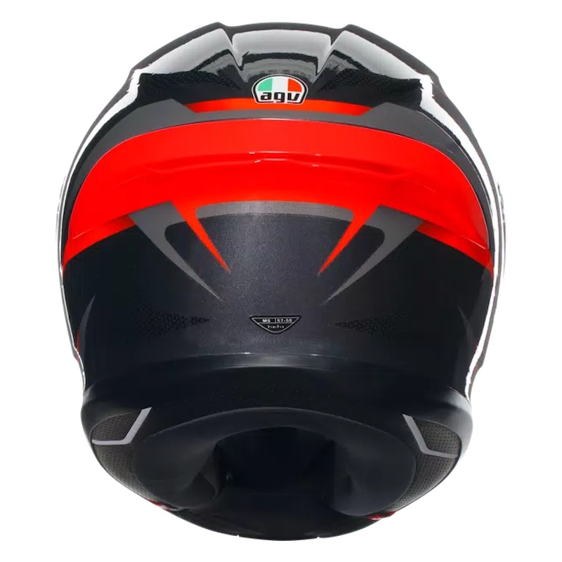 MOTORISTIČNA ČELADA AGV K6 S SLASHCUT - ČRNA