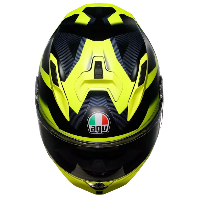 MOTORISTIČNA ČELADA AGV K7 GLIMPSE - RUMENA