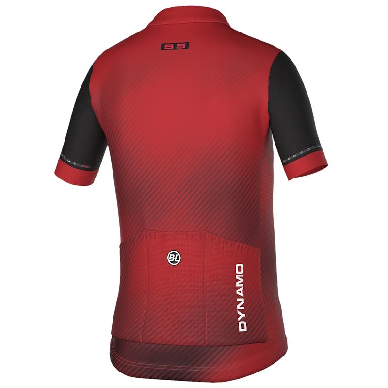 OTROŠKA KOLESARSKA MAJICA BICYCLE LINE DYNAMO S5 - RDEČA