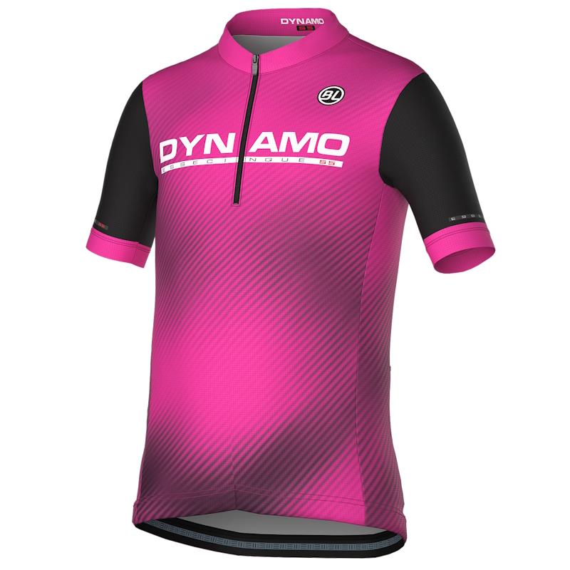 OTROŠKA KOLESARSKA MAJICA BICYCLE LINE DYNAMO S5 - ROZA