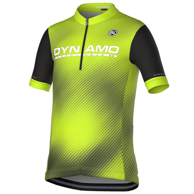 OTROŠKA KOLESARSKA MAJICA BICYCLE LINE DYNAMO S5 - RUMENA