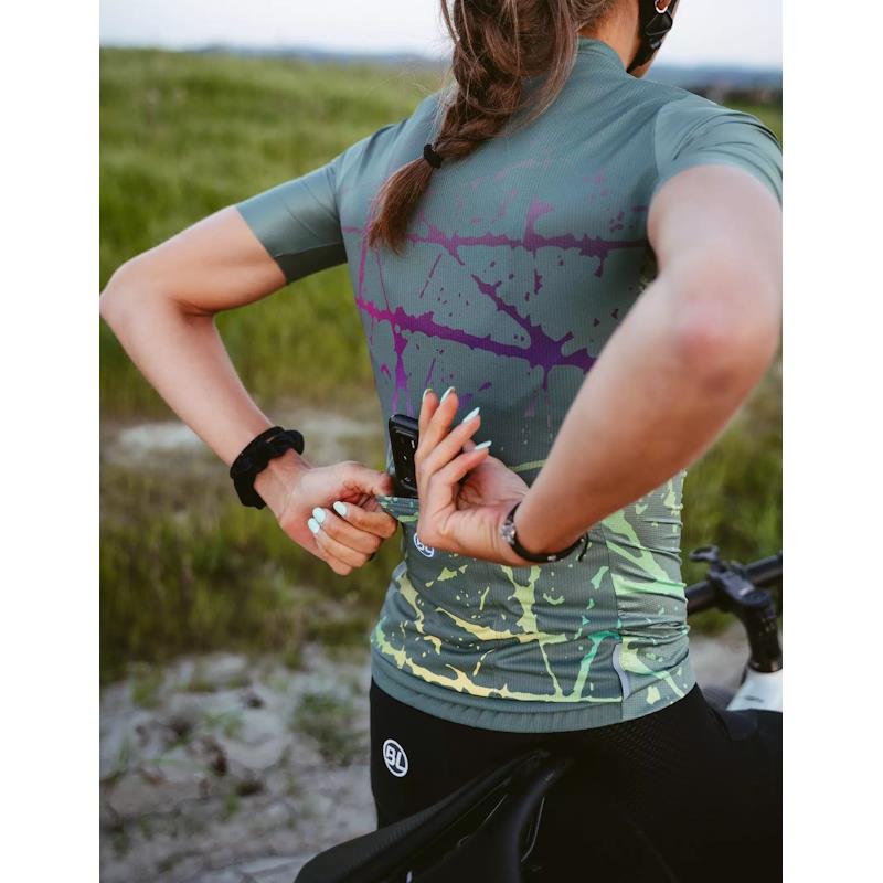 ŽENSKA KOLESARSKA MAJICA BICYCLE LINE ICONICA S4 - ZELENA