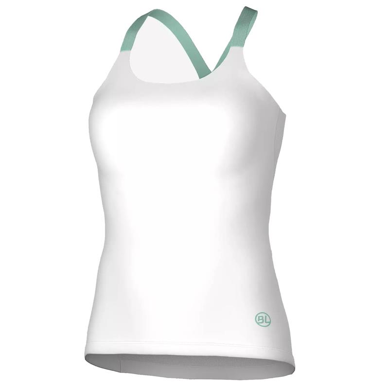 ŽENSKA MAJICA BREZ ROKAVOV BICYCLE LINE OLIMPIA - BELA