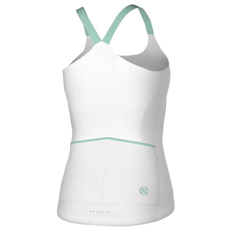 ŽENSKA MAJICA BREZ ROKAVOV BICYCLE LINE OLIMPIA - BELA