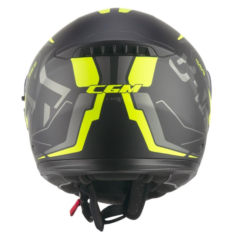 PREKLOPNA ČELADA CGM C-MAX CITY - RUMENA