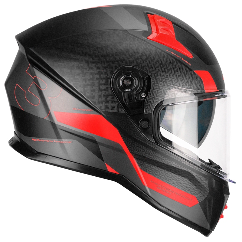 ČELADA CGM 333 ONYX - RDEČA