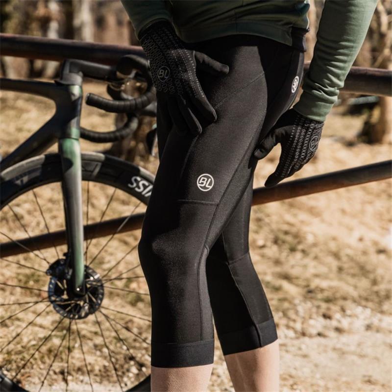 ZIMSKE 3/4 HLAČE BICYCLE LINE FIANDRE S2 - ČRNE