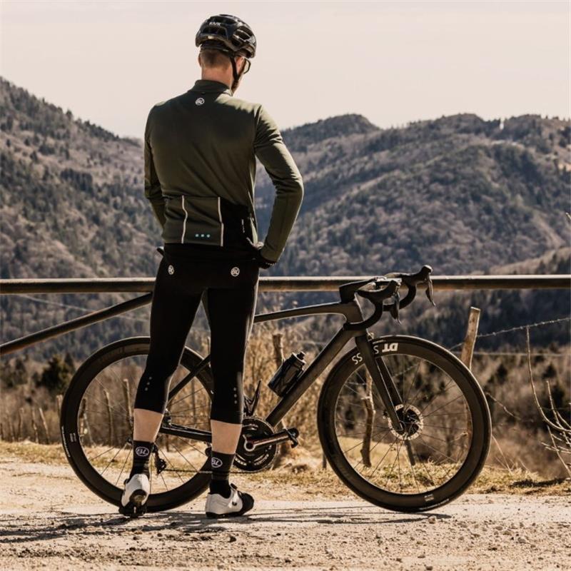 ZIMSKE 3/4 HLAČE BICYCLE LINE FIANDRE S2 - ČRNE