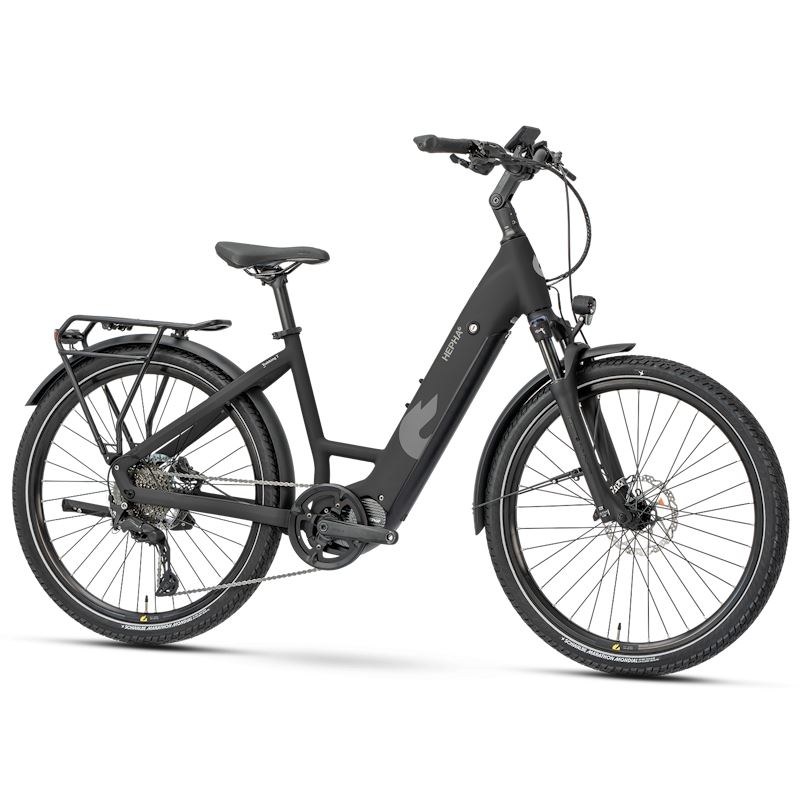 ELEKTRIČNO KOLO HEPHA TREKKING 7 PERFORMANCE LS 708Wh - ČRNO