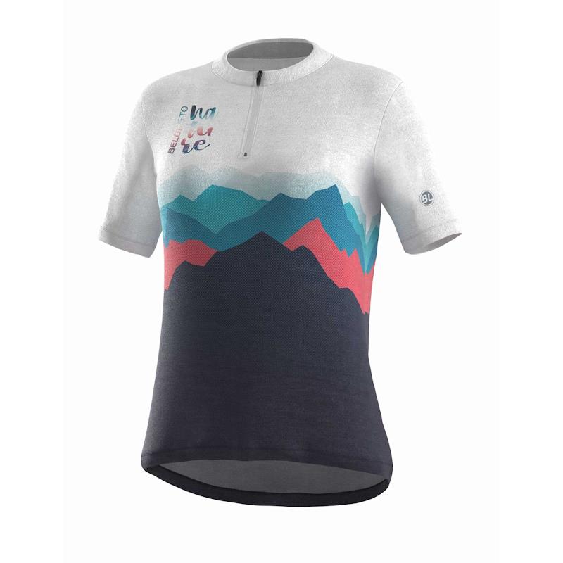 ŽENSKA MAJICA BICYCLE LINE DOLOMITI - BELA