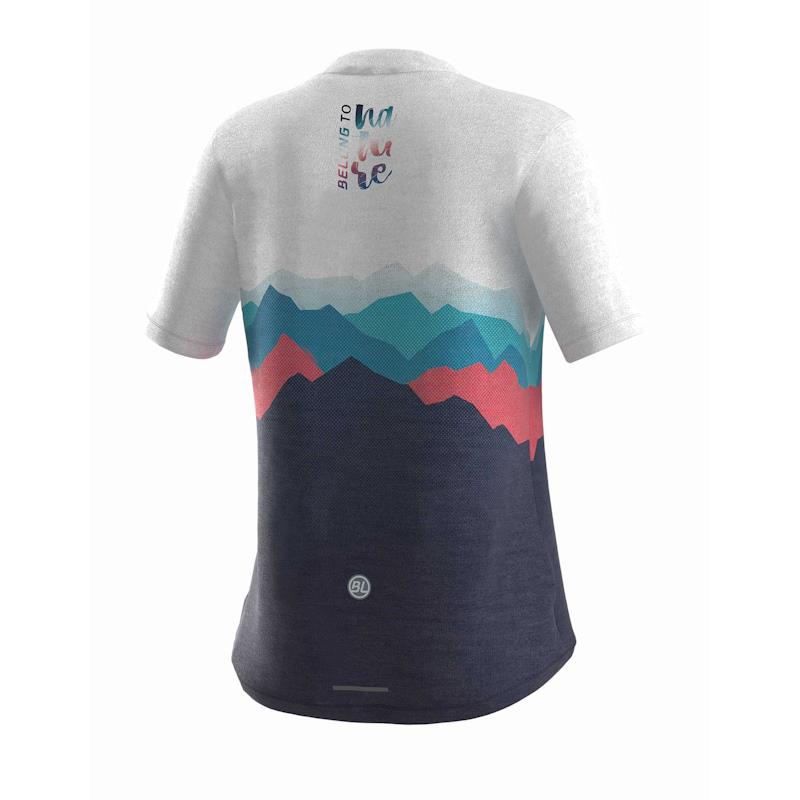 ŽENSKA MAJICA BICYCLE LINE DOLOMITI - BELA