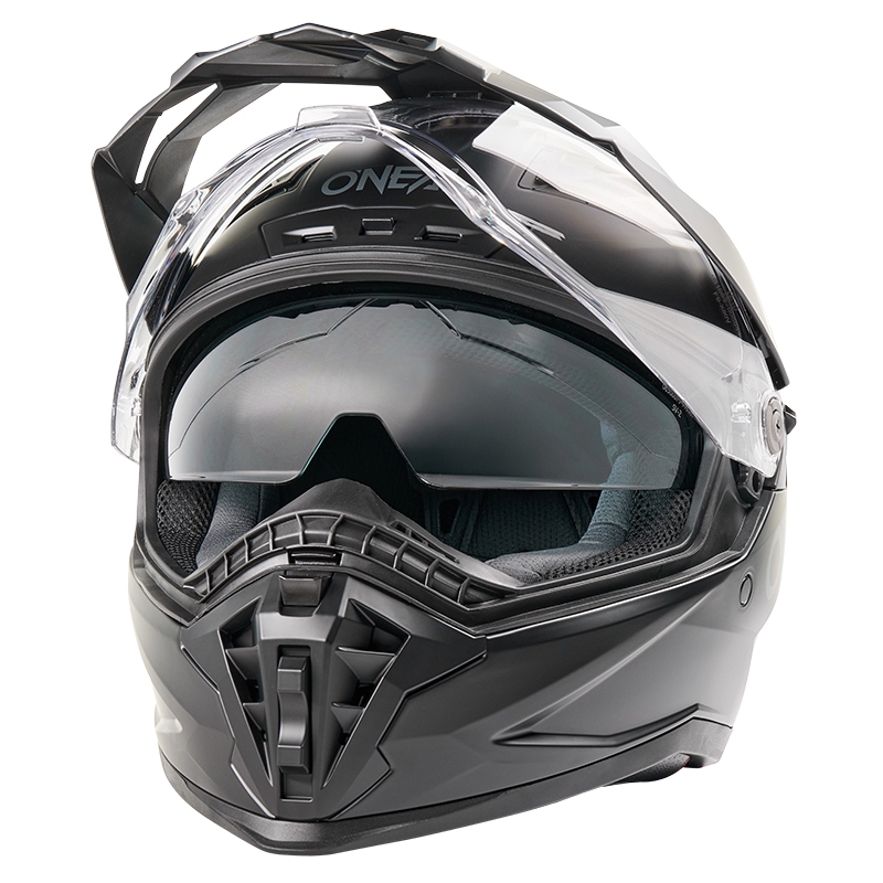 MOTORISTIČNA ČELADA ONEAL D-SRS SOLID - ČRNA