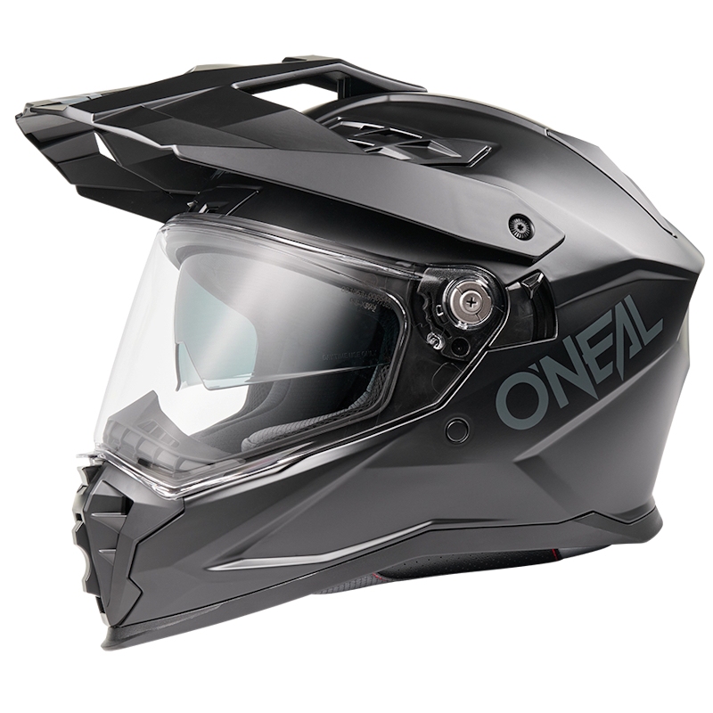 MOTORISTIČNA ČELADA ONEAL D-SRS SOLID - ČRNA