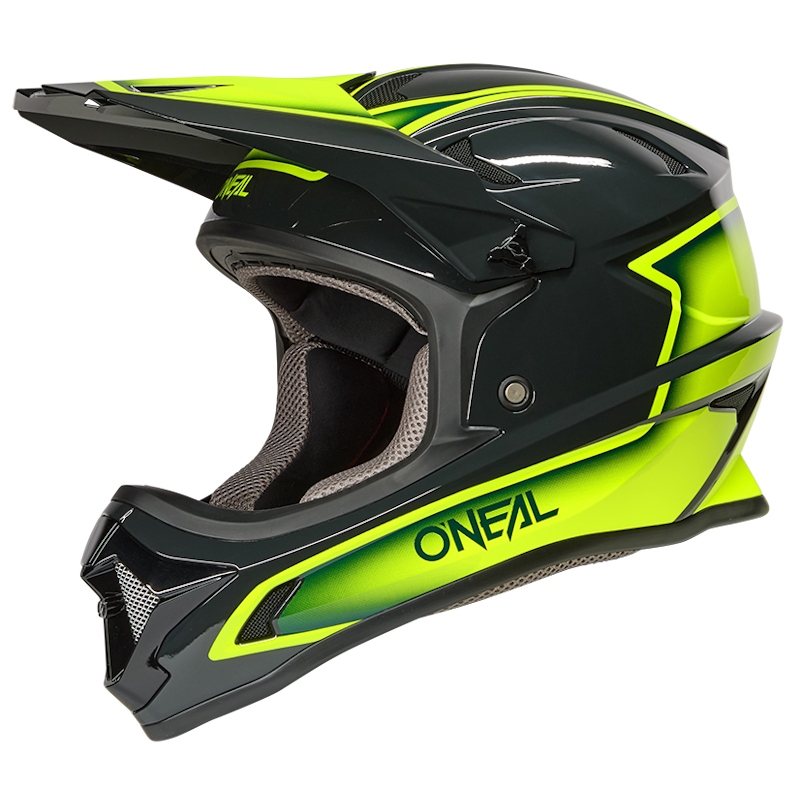 OLESARSKA ČELADA ONEAL SONUS SLICK - SIVA / RUMENA